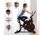 Genki Spin Bike Aerobic Training Exercise Bike with Adjustable Resistance