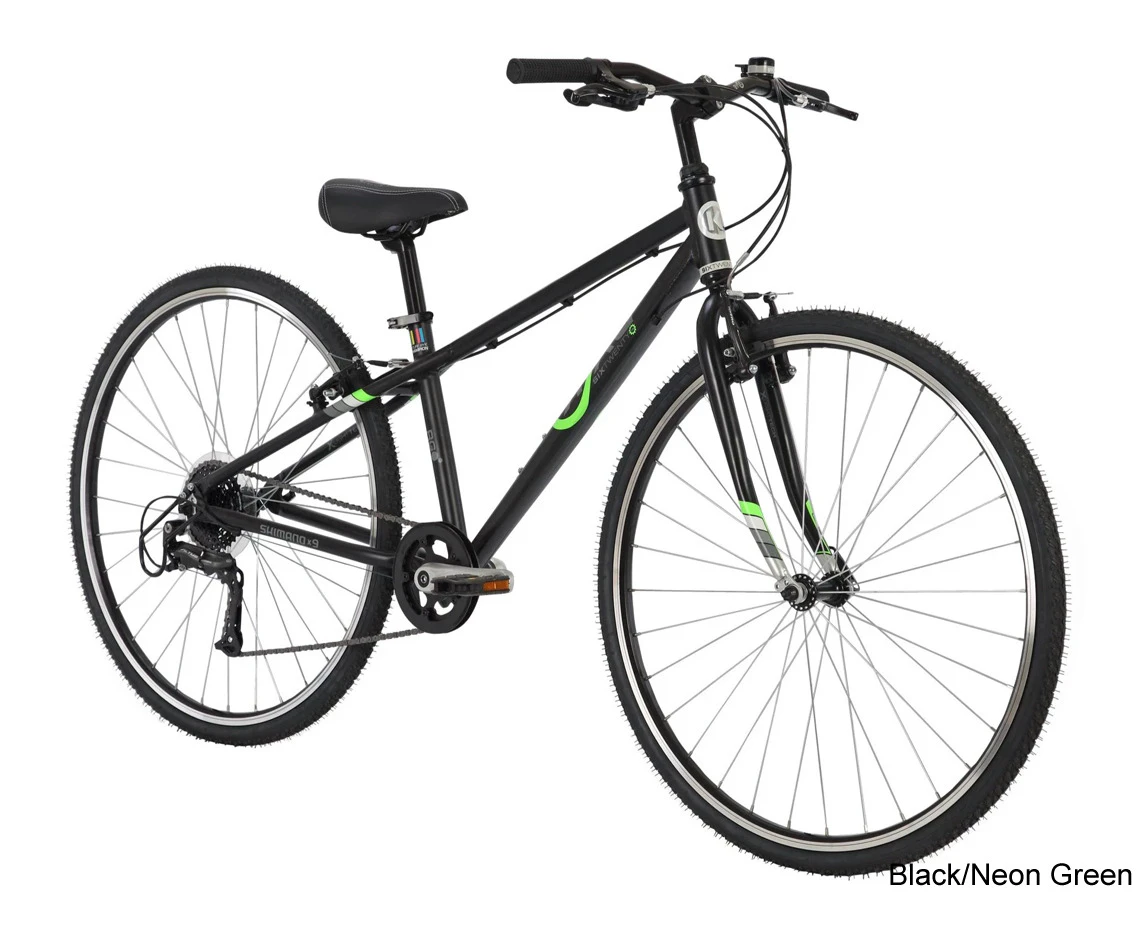 ByK E-620 x9 Geared Bike - Black/Neon Green