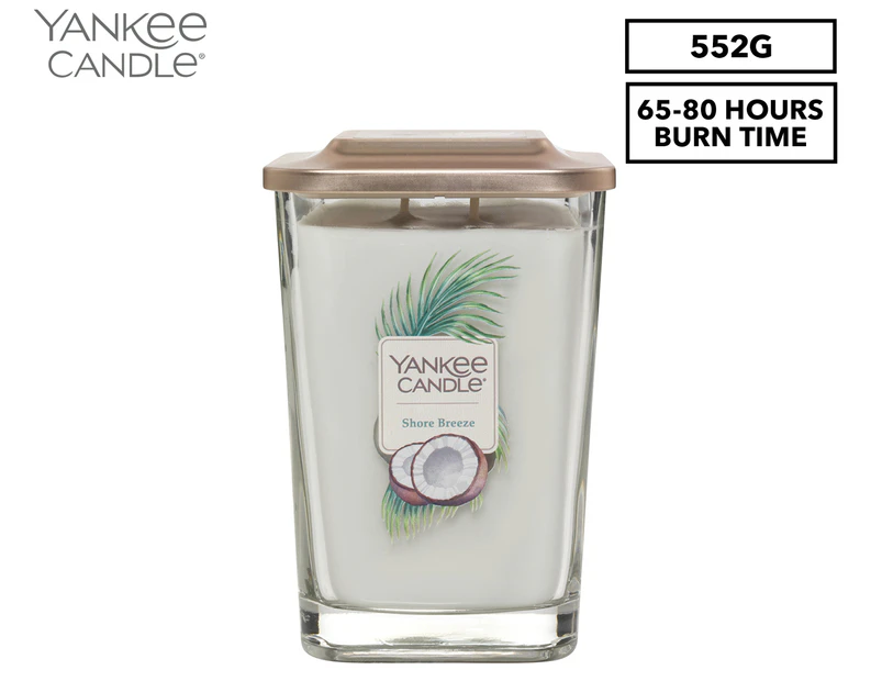 Yankee Candle Shore Breeze Elevation Collection Large Square Jar Candle 552g