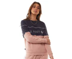 All About Eve Women's Fronted Crew Sweatshirt - Pink/Charcoal