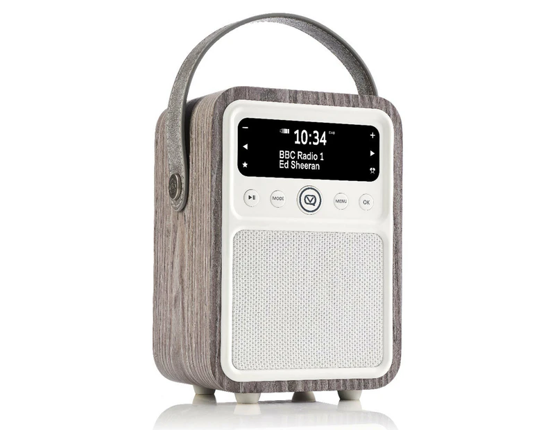 View Quest Monty DAB+ Digital AM/FM Radio/Bluetooth/Wireless Speaker Limed Oak