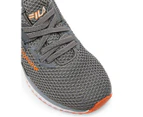 FILA Boys' Alatri Running Shoes - Grey/Orange/White