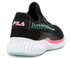 FILA Girls' Alatri Running Shoes - Black/Pink/Blue