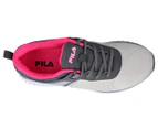 Fila Girls' Nola Running Shoes - Stone Grey/Pink