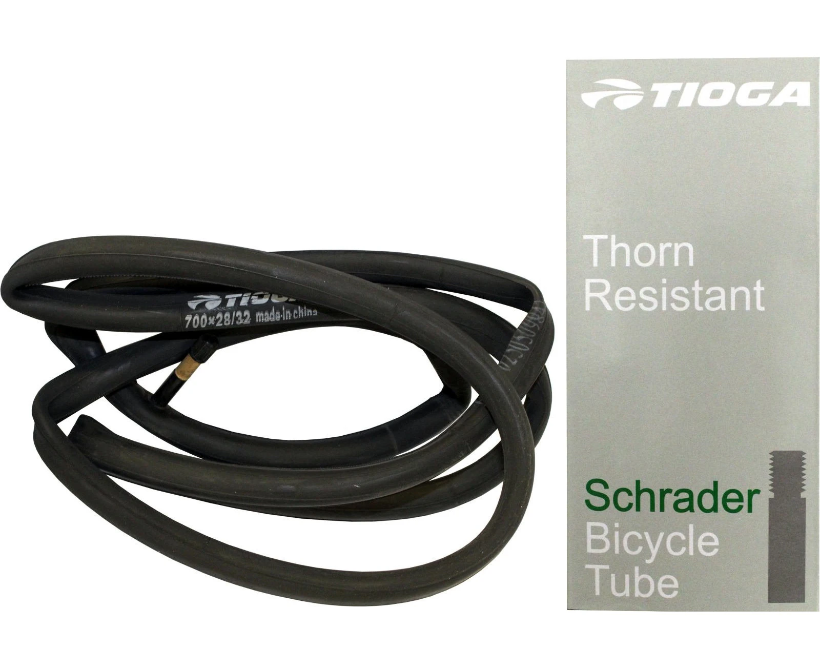 Tioga Thorn Resistant 700x28/32c Schrader Valve Road Bike Tube