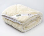 Wooltara Imperial Luxury 2-Layer Australian Wool Double Bed Underblanket
