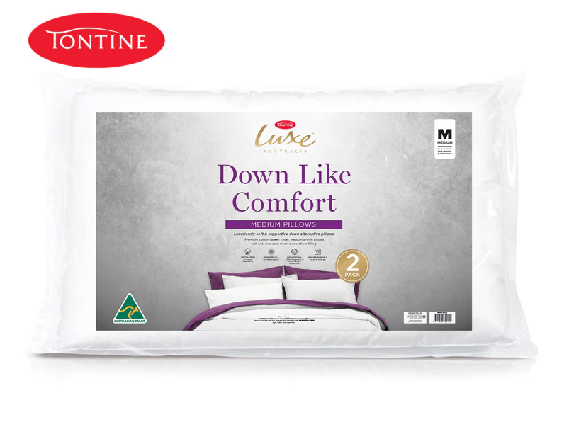 Tontine Down-Like Pillow Twin Pack