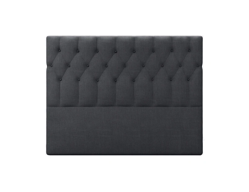 Kyron Fabric Upholstered Queen Bed Headboard - Charcoal