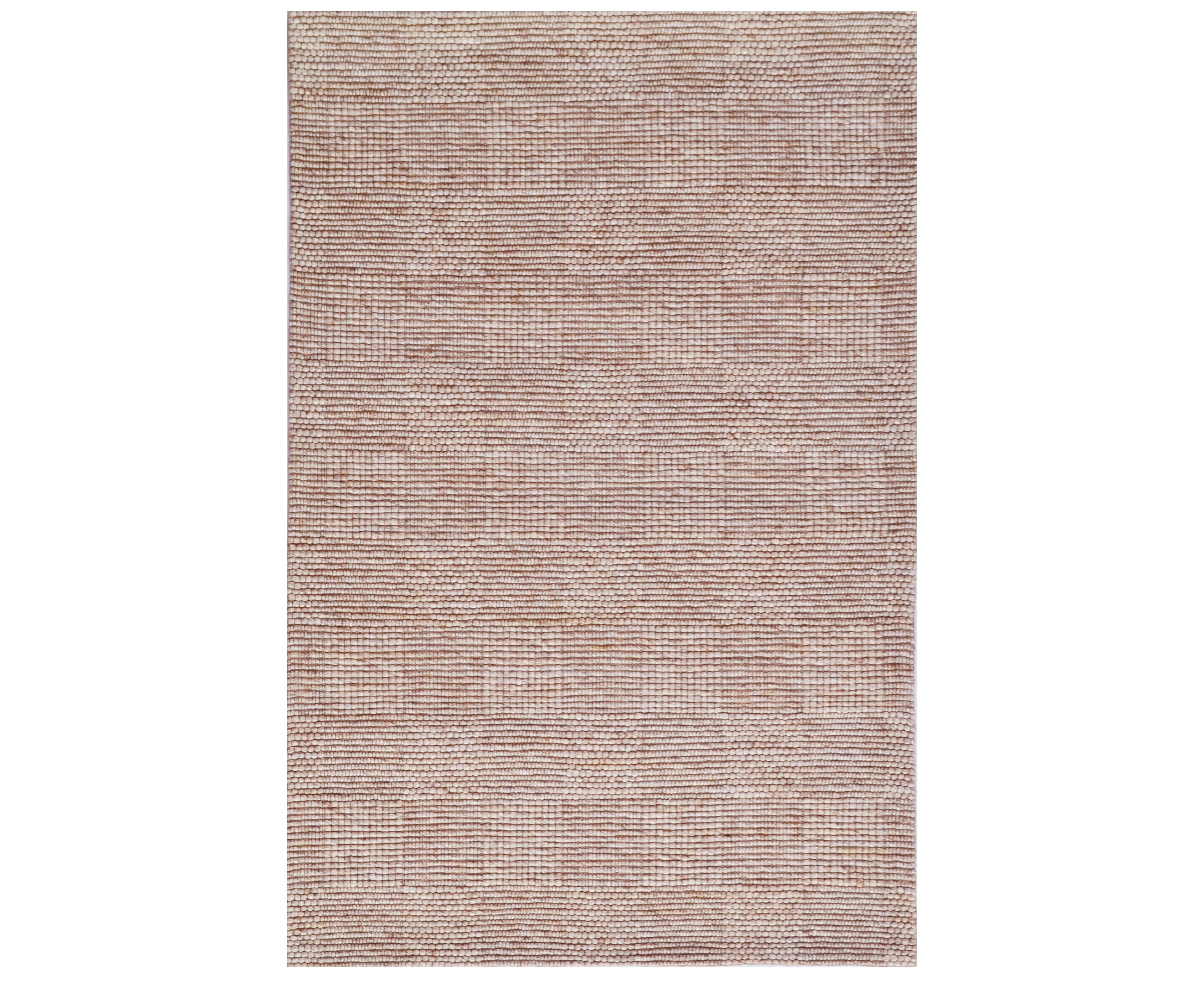 Modern Handwoven Wool Rug - Blocks 6219 - Sand