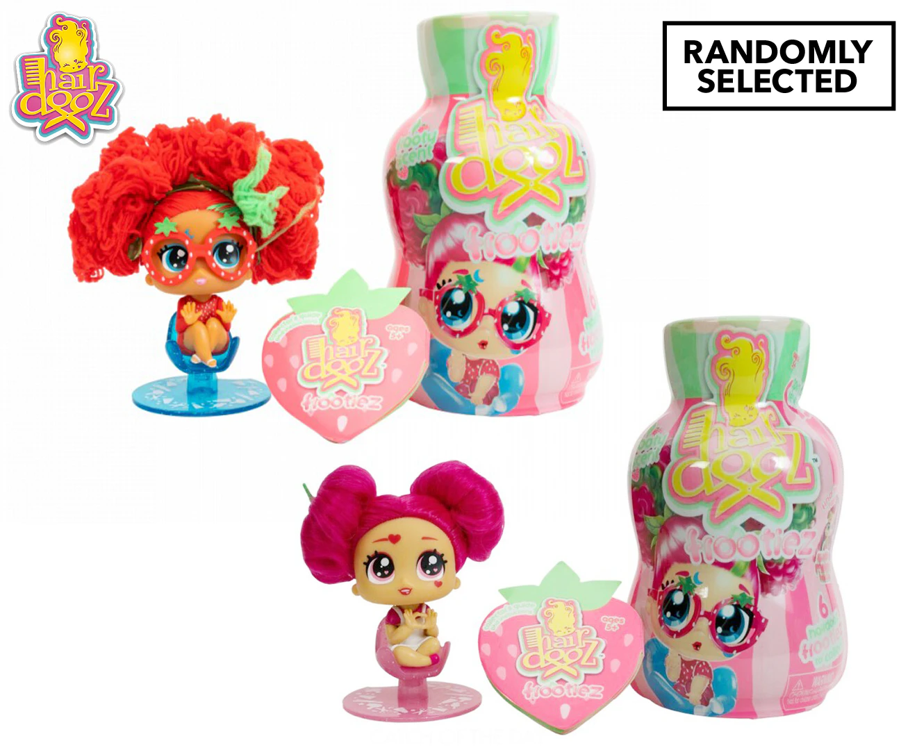 HairDooz Collectables Frootiez Pack - Randomly Selected