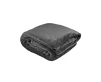 Bambury Angove Ultraplush Blanket 270 x 230cm Charcoal