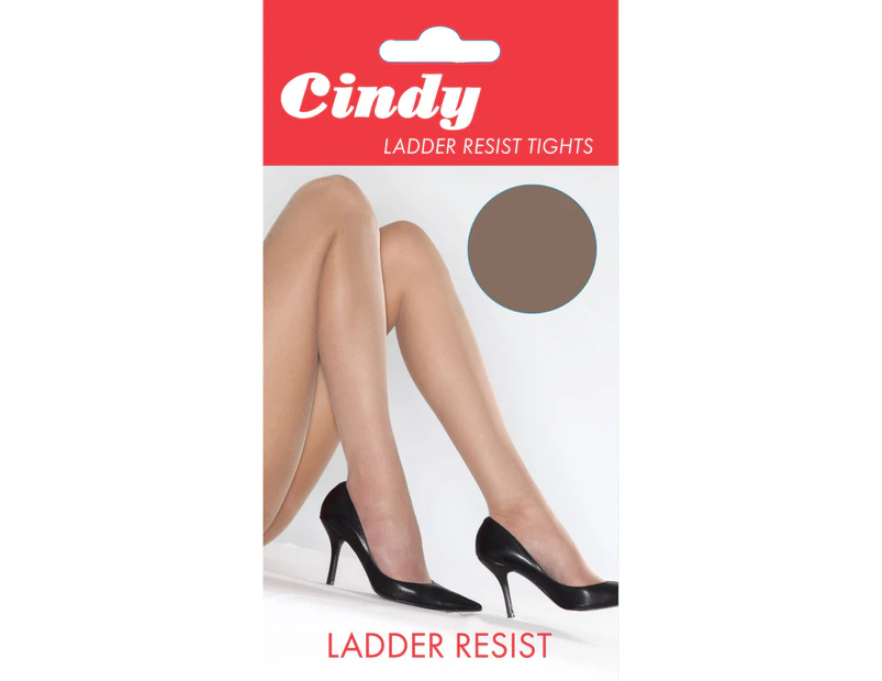 Cindy Womens Ladder Resist Tights (1 Pair) (Paloma Mink) - LW114