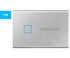 Samsung T7 Touch 1TB Portable SSD w/ Fingerprint Encryption - Silver 1