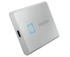 Samsung T7 Touch 1TB Portable SSD w/ Fingerprint Encryption - Silver