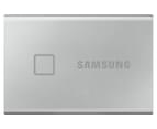 Samsung T7 Touch 1TB Portable SSD w/ Fingerprint Encryption - Silver 4