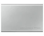 Samsung T7 Touch 1TB Portable SSD w/ Fingerprint Encryption - Silver