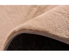 New Designer Fluffy Shaggy Floor Rug Carpet Camel Brown 200/230/300cm