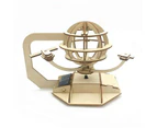 Marble Run toy Model Building Kits satellite travels around earth Construction