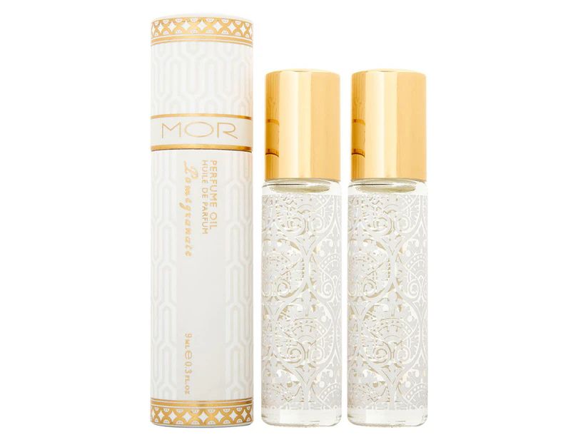 2 x MOR Little Luxuries Perfume Oil for Women Pomegranate 9mL