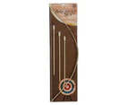 Fumfings Wooden Archery Arrow/Bow Set Kids/Children 5y+ Shoot Outdoor Toy Brown
