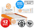 12 x No Cow Protein Bars Chunky Peanut Butter 60g