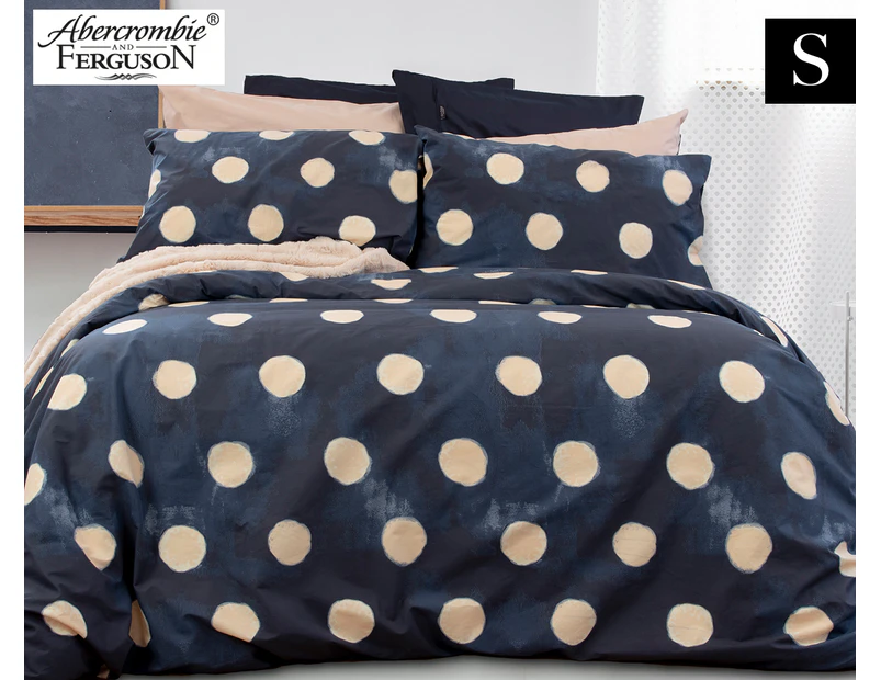 Abercrombie & Ferguson Lucy Single Bed Quilt Cover Set - Indigo/Pink