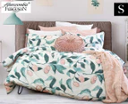 Abercrombie & Ferguson Georgia Single Bed Quilt Cover Set - White/Multi