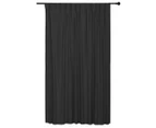 Home Living 182x221cm Albany Blockout Pinch Pleat Curtain - Black