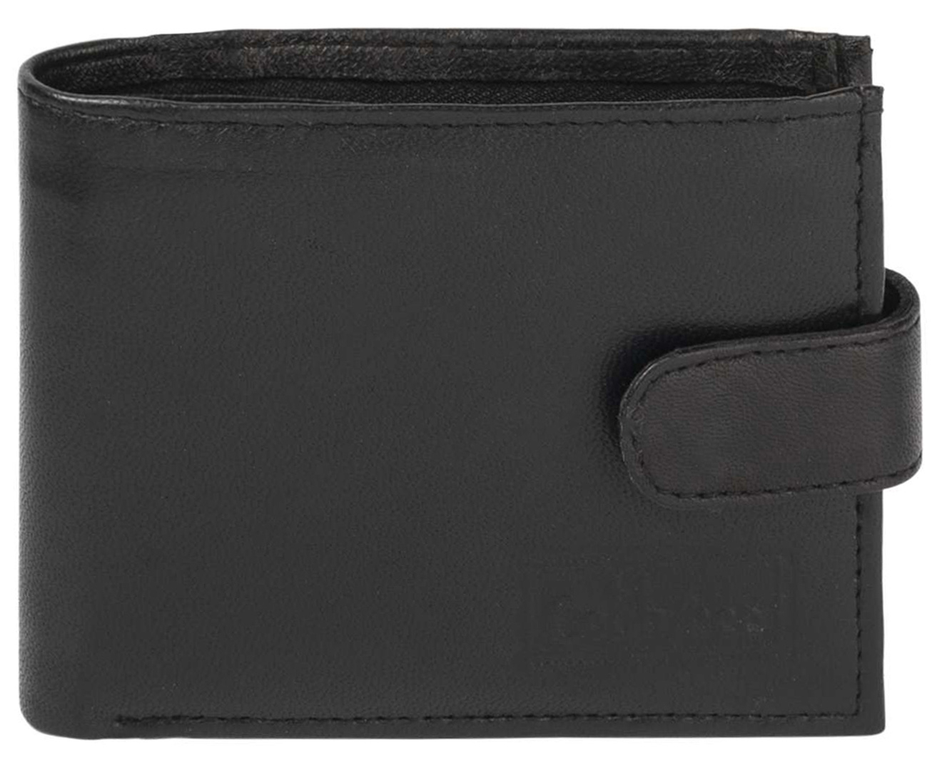 Cobb & Co. Lewis RFID Goat Leather Wallet - Black | Catch.co.nz
