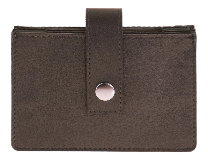 Cobb & Co. Brewer RFID Leather Card Wallet - Brown