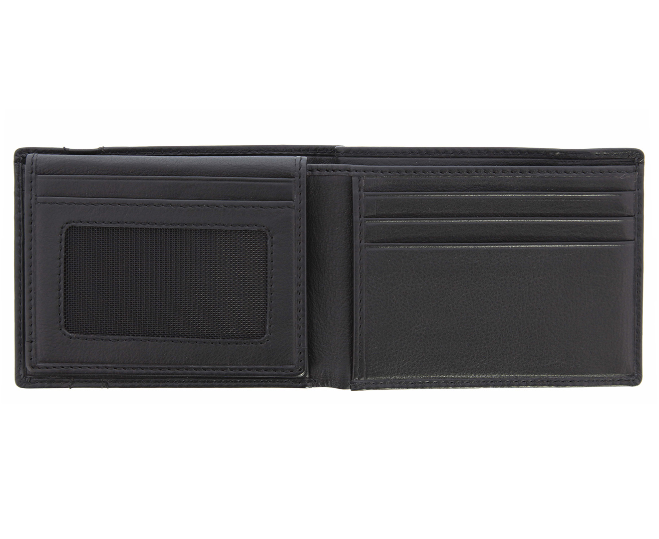 Cobb & Co. Viney RFID Cow Leather Elastic Wallet - Black | Catch.co.nz