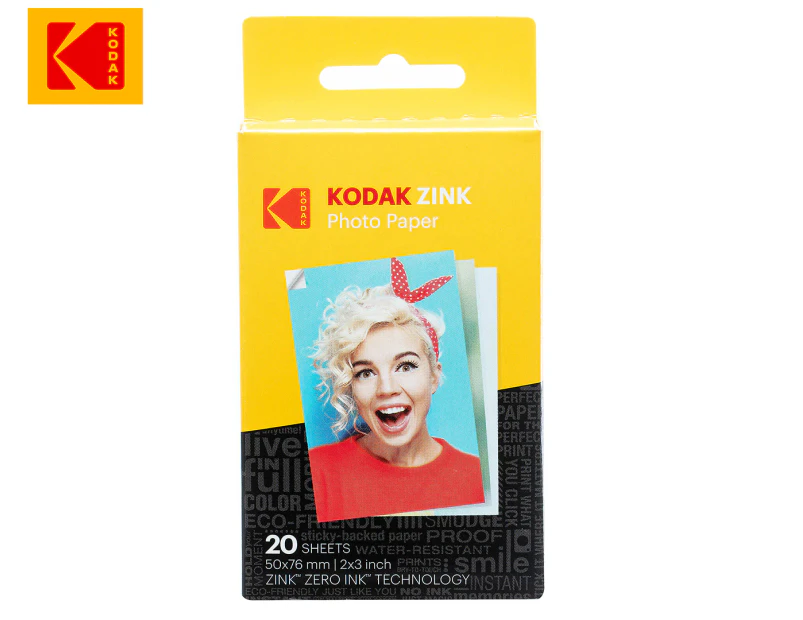 Kodak ZINK 2x3" Photo Paper 20-Pack