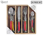 Laguiole Etiquette 24-Piece Cutlery Set - Multi