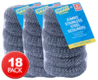 3 x Spiffy Jumbo Stainless Steel Scourers 6pk