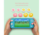 Ymall 4Pcs Cute Cat Paw Claw Thumb Stick Grip Cap Joystick Cover For Nintend Switch or Switch Lite Console-White&Green