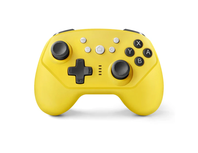 Ymall HSY-021 Bluetooth Wireless Gamepad Game Handle For Nintendo Switch/Switch Lite PC PS3 Android Console Game Joystick-Yellow