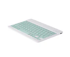 Ymall iPad Keyboard case Ultra-thin Full-size Silent with Numeric Bluetooth Wireless Keyboard-Green