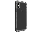 LIFEPROOF NEXT SERIES RUGGED CASE FOR iPHONE XS/X - CLEAR/BLACK