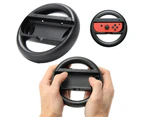Ymall 2pcs SND-399 Switch Game Steering Racing Handle Steer Wheel Holder For Nintend Switch NS Joy-Con Controller-Black&Green