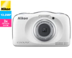 Nikon COOLPIX W150 Waterproof Compact Camera - White