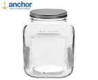 Anchor Hocking 2L Cracker Jar w/ Screw Lid - Clear/Silver