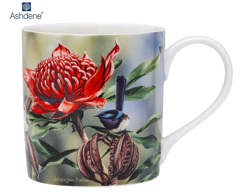 Ashdene Australian Bird & Flora Blue Wren City Mug