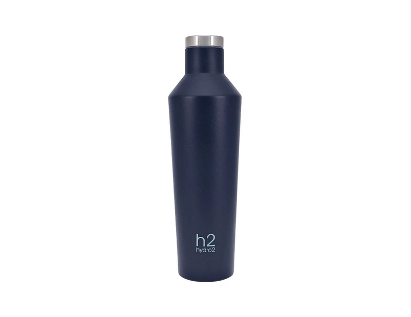 h2 hydro2 Quench Double Wall Stainless Steel Water Bottle 810ml Navy Blue