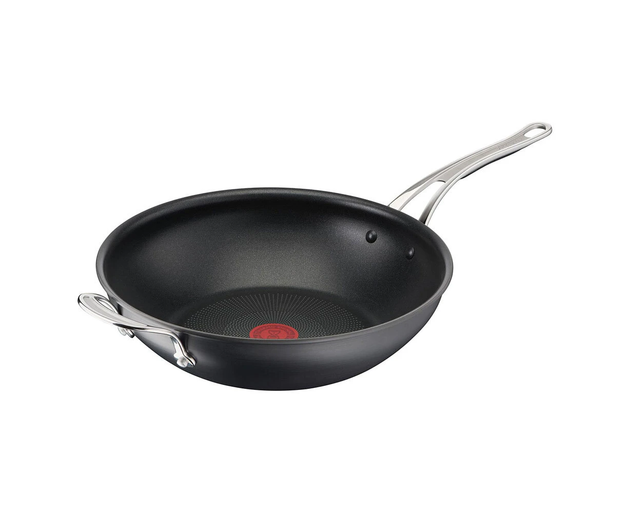 Jamie Oliver By Tefal Cooks Classic Induction 30cm Non-Stick Wok Stir Fry Black