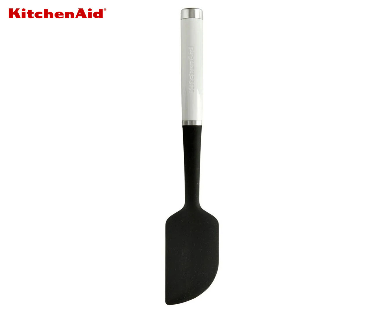 KitchenAid 30cm Classic Silicone Scraper Spatula - White/Black