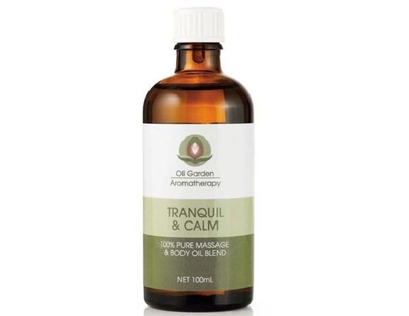 Oil Garden Tranquil & Calm Massage Oil Blend 100ml