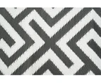 Outdoor Rug - Luxe Grey and White