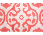 Outdoor Rug - Lisboa Pink and White