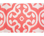 Outdoor Rug - Lisboa Pink and White