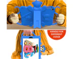 WIWU Monkey iPad Case Cartoon Kids Anti-fall Protective Cover Bulit-in Kickstand Pencil Holder For iPad Air1/2 iPad2017/2018 iPad Pro 9.7"-Blue - Dkjxmonkeyipadu